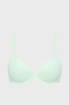 Женский мятный бюстгальтер PUSH UP PLUNGE Ментоловый 34C Calvin Klein LV00QF7315