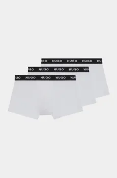 Мужские боксеры (3шт.) Белый S HUGO 11515