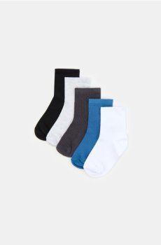 Шкарпетки, 5 пар - різнобарвний