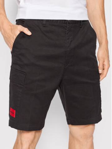 Hugo Шорти з тканини Johny222W 50466226 Чорний Regular Fit Hugo Шорти з тканини Johny222W 50466226 Чорний Regular Fit