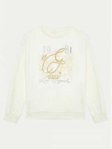 Guess Світшот J4BQ05 KAV34 Écru Regular Fit Guess Світшот J4BQ05 KAV34 Écru Regular Fit