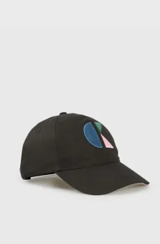 Мужская черная кепка 6 PANEL Черный ONESIZE Calvin Klein LV04D5043G