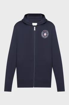 Мужское темно-синее худи GRAPHIC Синий M Gant 2067099