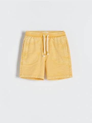 Reserved - Трикотажні шорти basic - теплий оливковий - 0287L-19X Reserved - Трикотажні шорти basic - теплий оливковий - 0287L-19X
