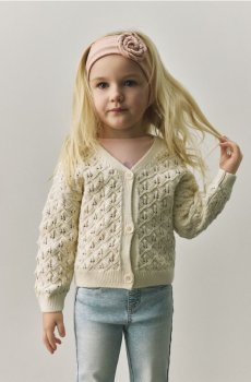 Reserved - Текстурований кардиган - кремовий - 763IE-01X