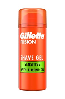 Гель для бритья Gillette Fusion для чувствительной кожи, 75 мл