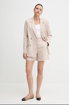 Шорты с примесью льна United Colors of Benetton