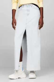 Женская голубая джинсовая юбка CLAIRE HGH MAXI Голубой 26 Tommy Jeans DW0DW17672