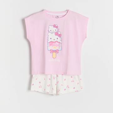Reserved - Дитячий піжамний комплект Hello Kitty - пастельний рожевий - 614EB-03X Reserved - Дитячий піжамний комплект Hello Kitty - пастельний рожевий - 614EB-03X