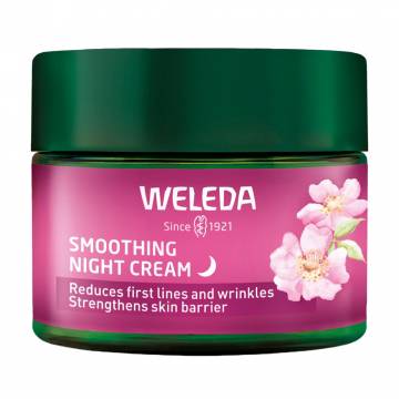 Разглаживающий ночной крем для лица Weleda Smoothing Night Cream с дикой розой и белым чаем, 40 мл Разглаживающий ночной крем для лица Weleda Smoothing Night Cream с дикой розой и белым чаем, 40 мл