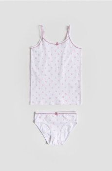 Reserved - Бавовняний комплект білизни - білий - 809IR-00X