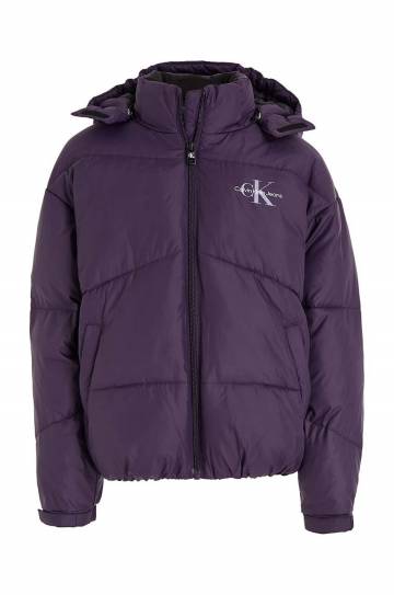 Детская куртка Calvin Klein Jeans цвет фиолетовый Детская куртка Calvin Klein Jeans цвет фиолетовый