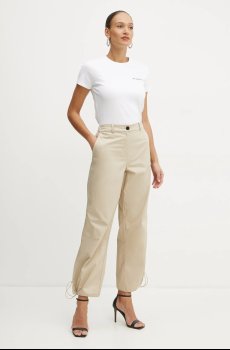 Хлопковая футболка Karl Lagerfeld ESSENTIAL