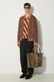 Кардиган с примесью шерсти ICECREAM Text Print Cardigan