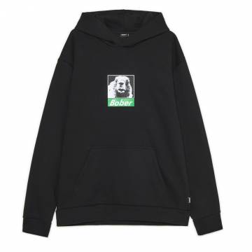 Cropp - чорне худі з бобровим мотивом - чорний