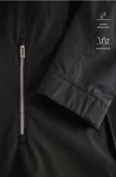 Reserved - Куртка-парка з каптуром - чорний - 537HK-99X