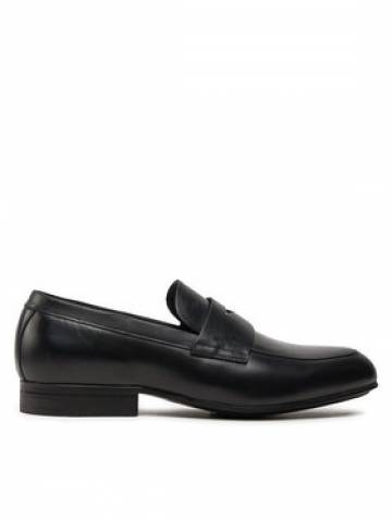 Calvin Klein Сліпери Lth HM0HM01503 Чорний Calvin Klein Сліпери Lth HM0HM01503 Чорний