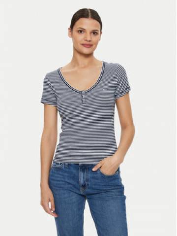 Tommy Jeans Футболка Henley DW0DW18429 Cиній Slim Fit Tommy Jeans Футболка Henley DW0DW18429 Cиній Slim Fit