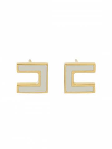 Elisabetta Franchi Сережки OR-47K-51E2-V120 Білий Elisabetta Franchi Сережки OR-47K-51E2-V120 Білий
