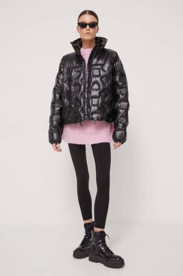 Леггинсы лаунж HUGO цвет чёрный однотонные