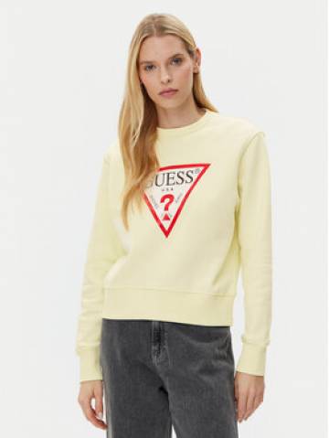 Guess Світшот W2YQ16 KBA11 Рожевий Regular Fit Guess Світшот W2YQ16 KBA11 Рожевий Regular Fit