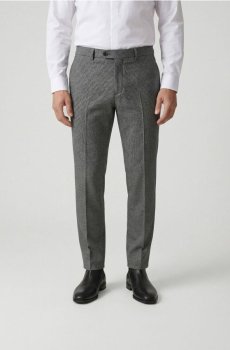 Reserved - Костюмні штани slim fit - темно-сірий - 834HO-90M