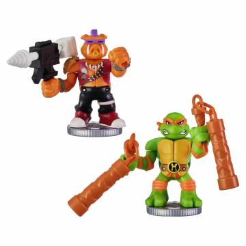 Ігровий набір Akedo TMNT Мікеланджело та Бібоп (123221) Ігровий набір Akedo TMNT Мікеланджело та Бібоп (123221)