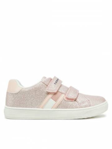 Tommy Hilfiger Снікерcи Flag Low Cut Velcro Sneaker T1A9-33725-0745 S Рожевий Tommy Hilfiger Снікерcи Flag Low Cut Velcro Sneaker T1A9-33725-0745 S Рожевий