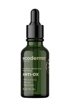 Антиоксидантная сыворотка для лица Ecoderma Anti-Ox Face Serum с экстрактом красных водорослей и сливы какаду, 30 мл