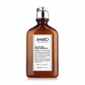 Уценка! Шампунь для волос FarmaVita Amaro All In One Daily Shampoo для повседневного применения, 250 мл Уценка! Шампунь для волос FarmaVita Amaro All In One Daily Shampoo для повседневного применения, 250 мл