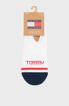 Белые следы (2 пары) FOOTIE STRIPE MOT Белый 39-42 Tommy Hilfiger 701239161
