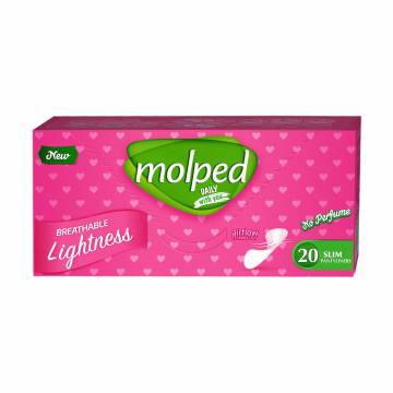 Ежедневные прокладки Molped Daily No Perfume, 20 шт Ежедневные прокладки Molped Daily No Perfume, 20 шт