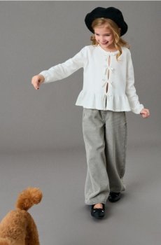 Класичні джинси wide leg - сірий