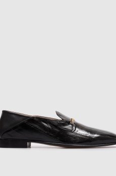 Черные кожаные лоферы Jiggie
