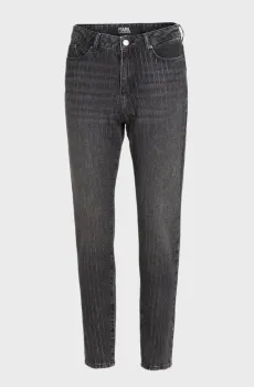 Женские серые джинсы Серый 26 Karl Lagerfeld 236W1100