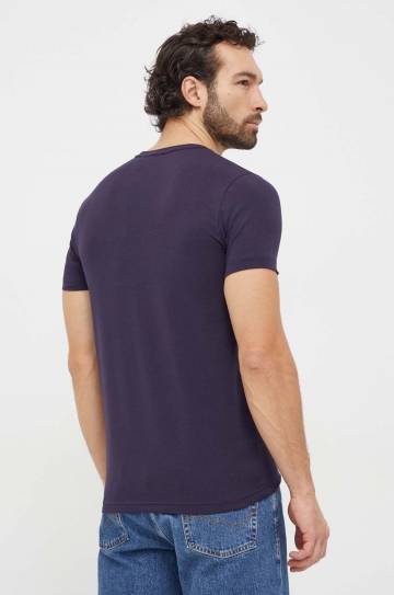 Футболка Calvin Klein мужская цвет синий однотонная K10K112724 Футболка Calvin Klein мужская цвет синий однотонная K10K112724