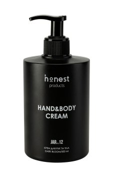 Увлажняющий крем для рук и тела Honest Products Jar 12 Hand & Body Cream Dark Bloom, 500 мл