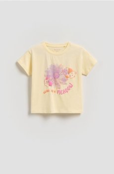 Reserved - Футболка з принтом - світло-жовтий - 711HU-10X