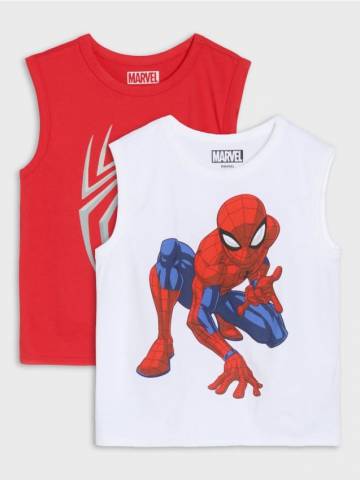 Футболки, 2 шт. Spider-Man - різнобарвний Футболки, 2 шт. Spider-Man - різнобарвний