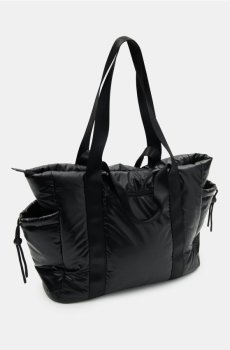 Велика shopper сумка у спортивному стилі - чорний