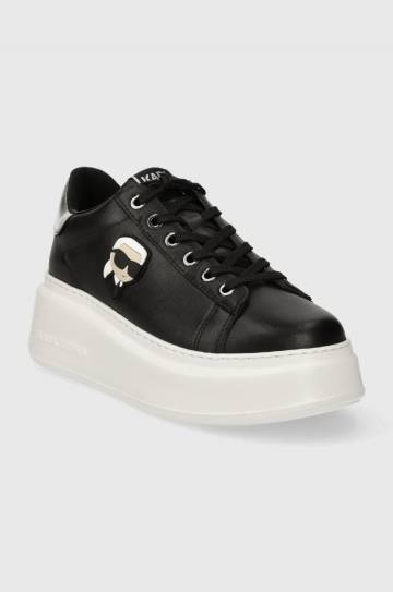 Кожаные кроссовки Karl Lagerfeld ANAKAPRI цвет чёрный KL63530N Кожаные кроссовки Karl Lagerfeld ANAKAPRI цвет чёрный KL63530N