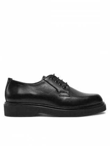 Calvin Klein Снікерcи Lace Up - Lth HW0HW02278 Чорний Calvin Klein Снікерcи Lace Up - Lth HW0HW02278 Чорний
