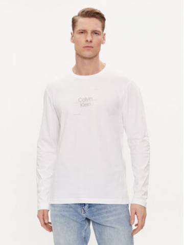 Calvin Klein Longsleeve Line Logo K10K112483 Білий Regular Fit Calvin Klein Longsleeve Line Logo K10K112483 Білий Regular Fit