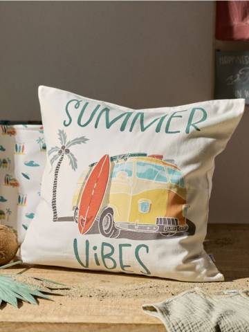 Наволочка з візерунком - кремовий