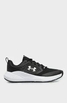 Мужские черные кожаные кроссовки UA Charged Commit TR 4 Черный 12.5 Under Armour 3026017-004