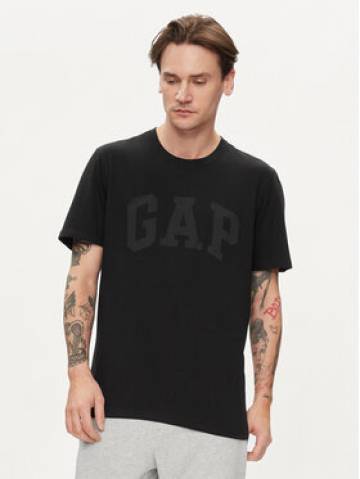 Gap Футболка 856659-10 Чорний Regular Fit Gap Футболка 856659-10 Чорний Regular Fit