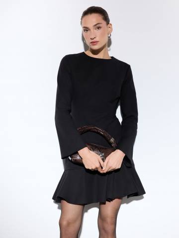 Mohito - Чорна сукня міні - чорний - 36