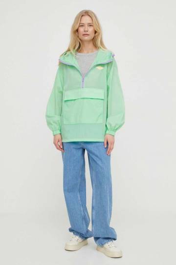 Куртка American Vintage женская цвет зелёный переходная Куртка American Vintage женская цвет зелёный переходная