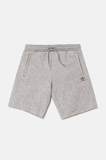 Детские шорты adidas Originals SHORTS цвет серый меланж регулируемая талия IX5237 Детские шорты adidas Originals SHORTS цвет серый меланж регулируемая талия IX5237