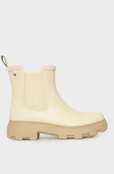 Женские белые челси FLAG CLEATED RAINBOOT Белый 36 Tommy Hilfiger FW0FW08637